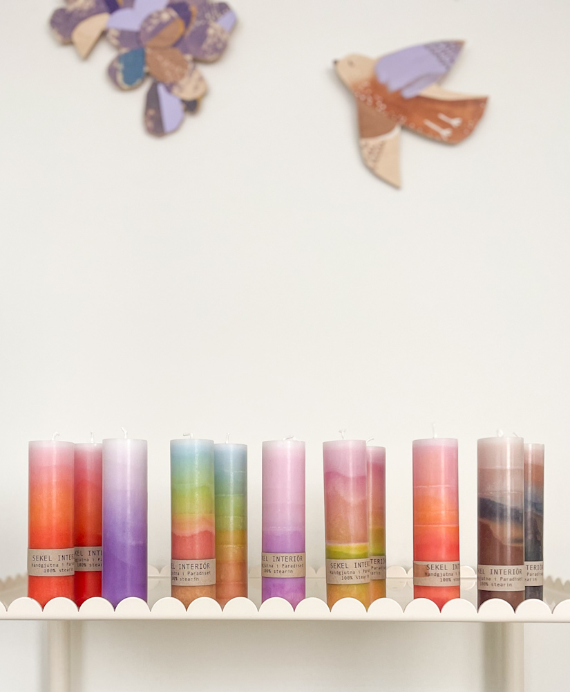 gradient kaars Sekel 'block' - Afbeelding 3