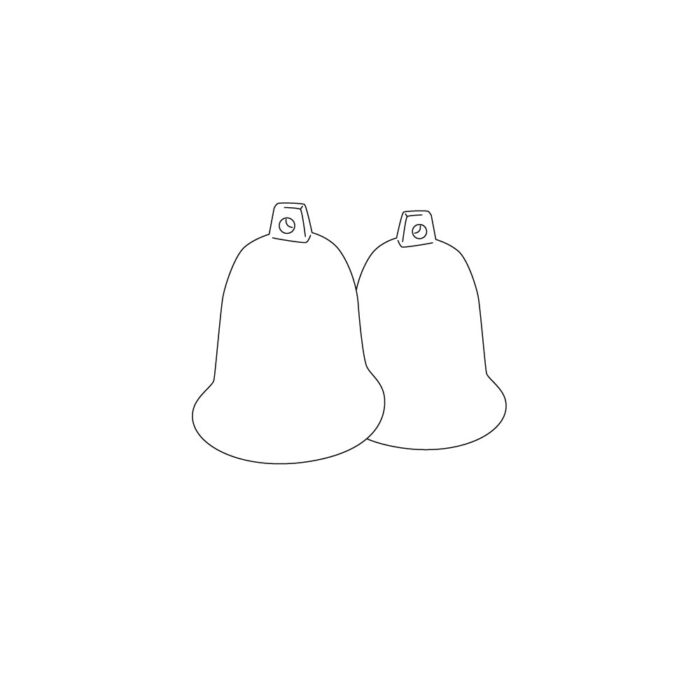 2. PRCHTG special- Kerstklokjes - set 2 stuks - Afbeelding 2