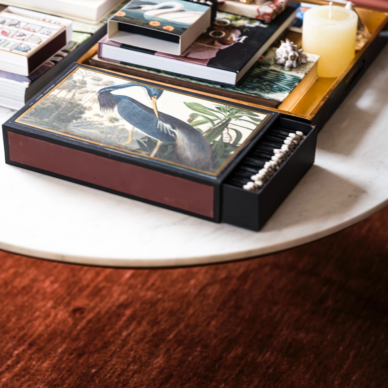 Lucifers XXL doos Zwarte reiger - Afbeelding 4