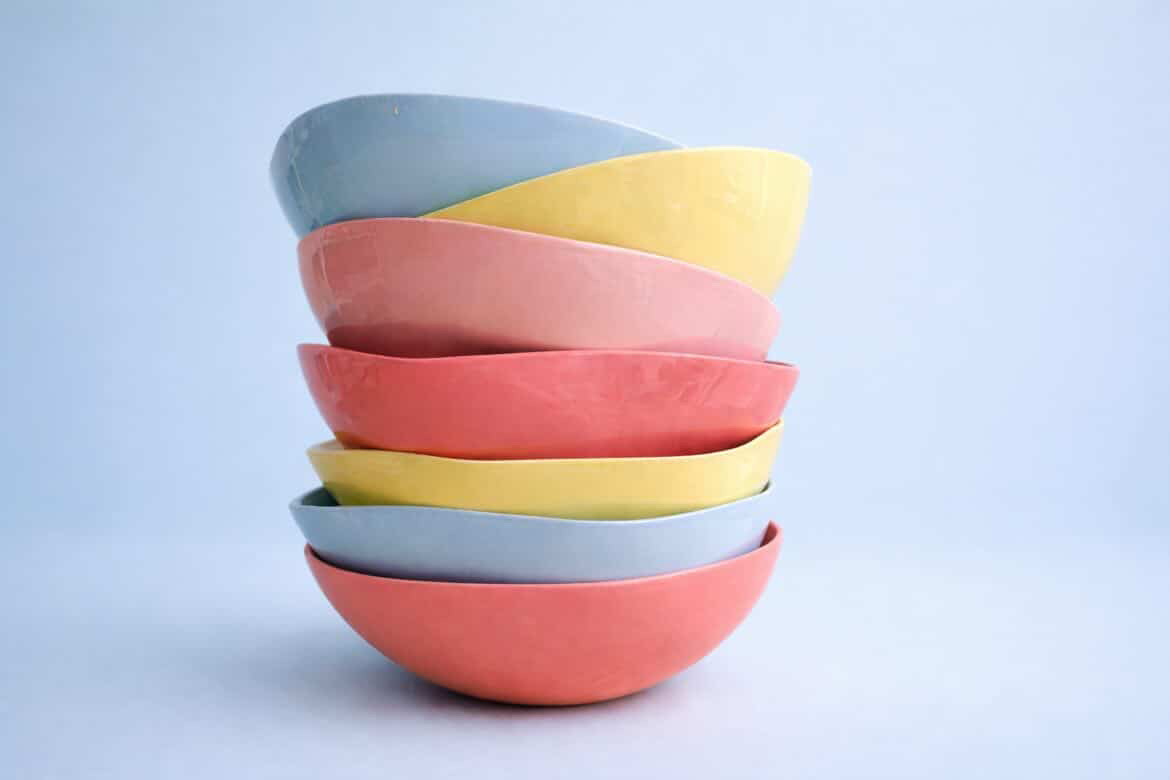 PRCHTG special- Golvende schaal licht blauw - Afbeelding 2