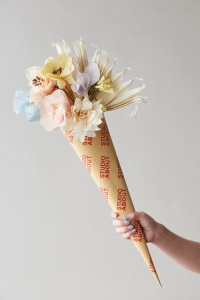 Paper flower bouquet