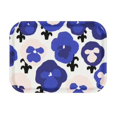 dienblad Kaunista Orvokki 'breakfast'  - blauw